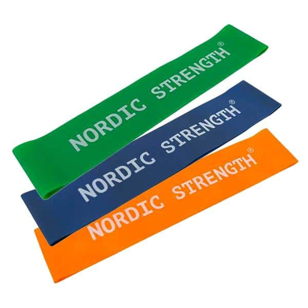 Treningsstrikk 3-PAKK - Nordic Strength (oransje, blå, grønn)