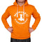 Hettegenser - Hoodie Heavy Style fra Nordic Strength (Fresh Orange)