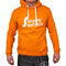 Hettegenser - Hoodie Heavy Style fra Shapenation (Fresh Orange/Embroidery logo)