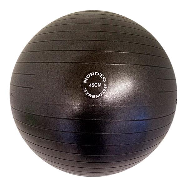 Treningsball  45cm - Nordic Strength (Black Edition)