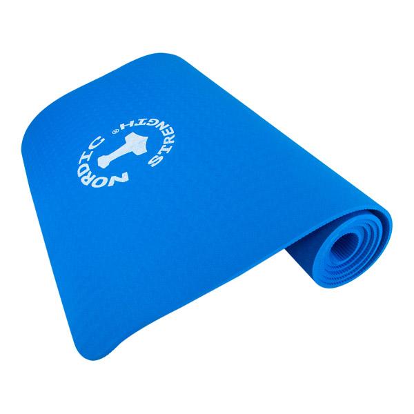 TPE Yogamatte - 4 mm - Blå