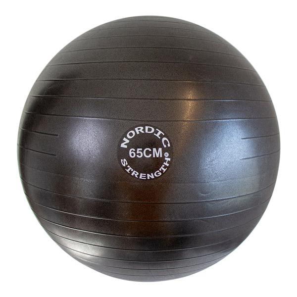 Treningsball 65 cm - Nordic Strength (Black Edition)