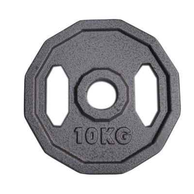 Vægtskive grå metal - 10 kg 