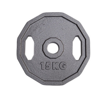 Vægtskive grå metal - 15 kg 