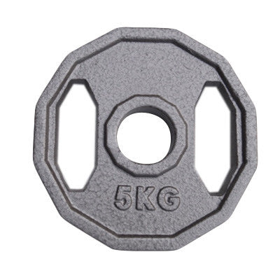 Vægtskive grå metal - 5 kg 